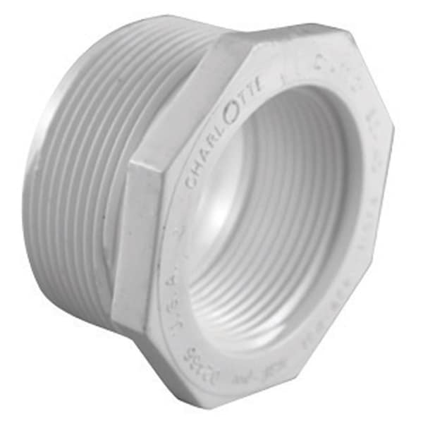 Charlotte Pipe And Foundry Charlotte Pipe Schedule 40 1-1/2 in. MPT X 1-1/4 in. D FPT PVC Reducing Bushing 1 pk PVC 02112 3400 - main